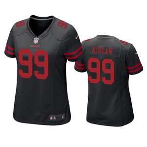 San Francisco 49ers Javon Kinlaw Black 2020 Nfl Draft Game Jersey