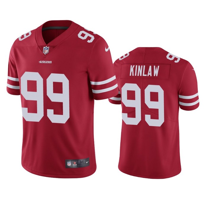 San Francisco 49ers Javon Kinlaw Scarlet 2020 Nfl Draft Vapor Limited Jersey