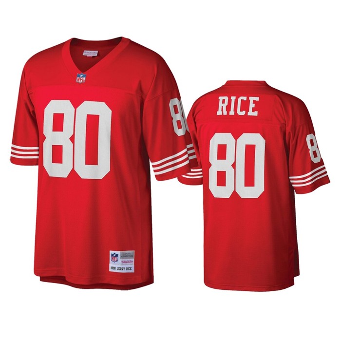 San Francisco 49ers Jerry Rice Scarlet Legacy Replica Jersey