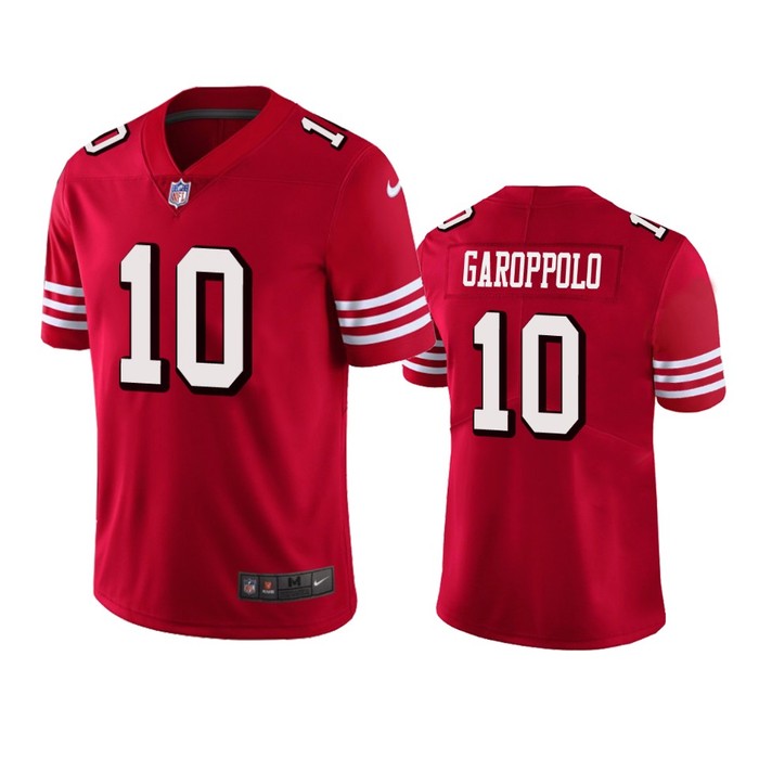 San Francisco 49ers Jimmy Garoppolo Red Vapor Untouchable Limited Jersey