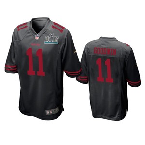 San Francisco 49ers Marquise Goodwin Black Super Bowl Liv Game Jersey