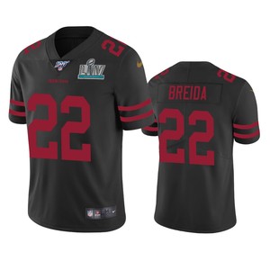 San Francisco 49ers Matt Breida Black Super Bowl Liv Vapor Limited Jersey