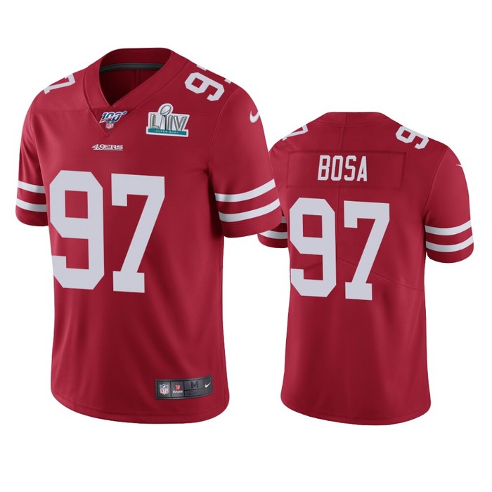 San Francisco 49ers Nick Bosa Scarlet Super Bowl Liv Vapor Limited Jersey