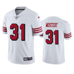 San Francisco 49ers Raheem Mostert White Nike Color Rush Limited Jersey