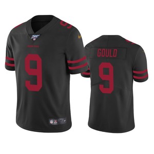 San Francisco 49ers Robbie Gould Black 100th Season Vapor Limited Jersey