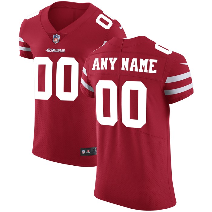 San Francisco 49ers Vapor Untouchable Custom Elite Jersey Scarlet Custom Jerseys Nfl