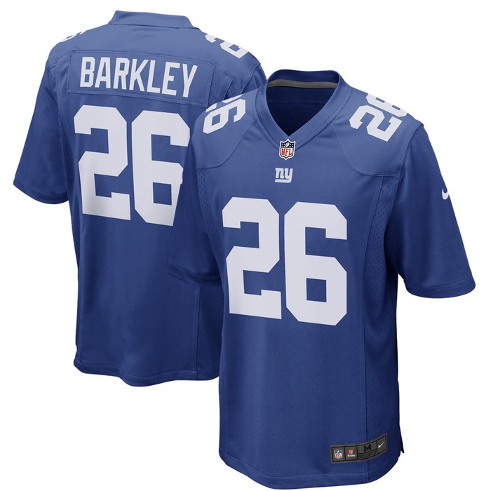 Saquon Barkley New York Giants Game Player Jersey - Royal Nfl