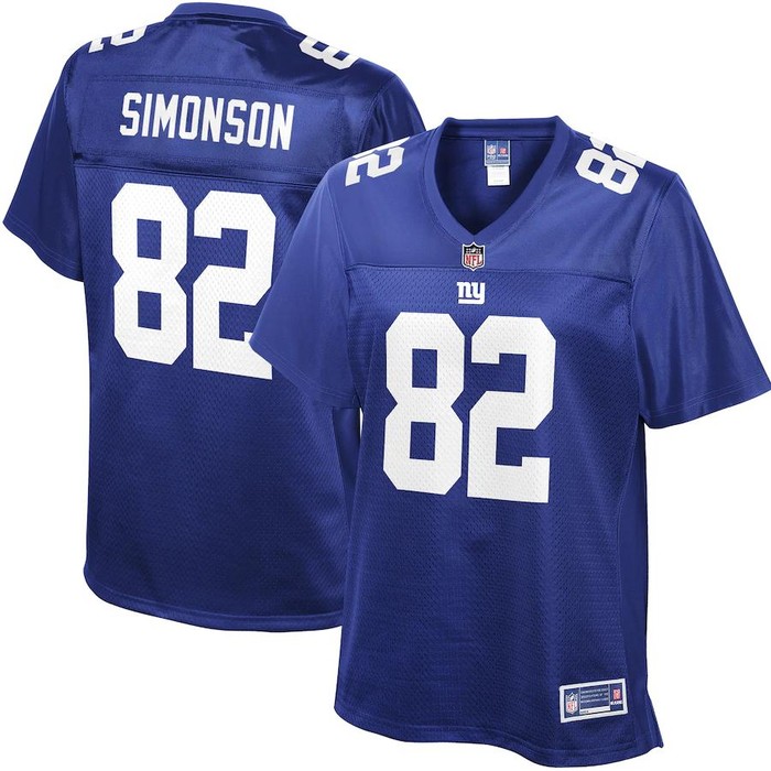 Scott Simonson New York Giants Nfl Pro Line Womens Player Jersey - Royal