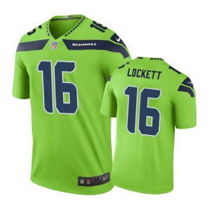 Seattle Seahawks #16 Tyler Lockett Nike Color Rush Green Jersey