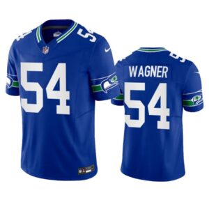 Seattle Seahawks #54 Bobby Wagner Royal 2023 Fuse Vapor Limited Jersey - Cocomos