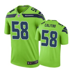 Seattle Seahawks #58 Austin Calitro Nike Color Rush Green Jersey