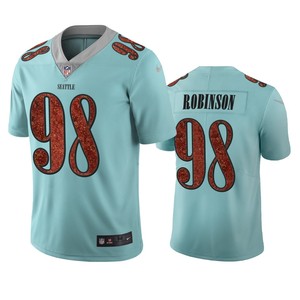 Seattle Seahawks Alton Robinson Light Blue City Edition Vapor Limited Jersey