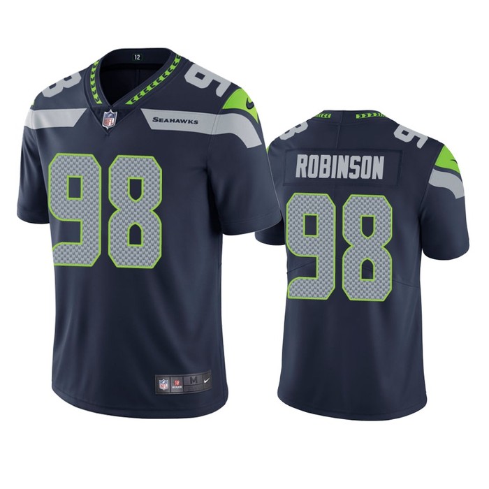 Seattle Seahawks Alton Robinson Navy Vapor Untouchable Limited Jersey