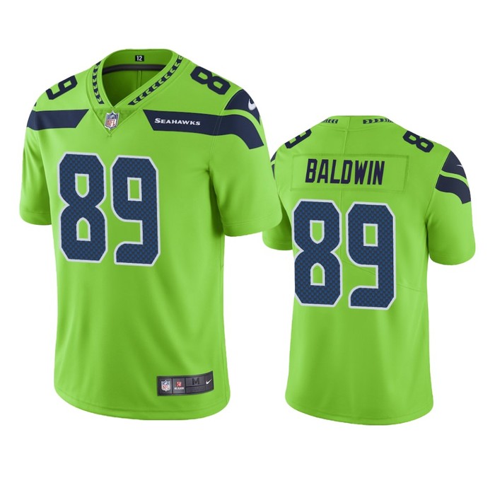 Seattle Seahawks Doug Baldwin Neon Green Nike Color Rush Limited Jersey