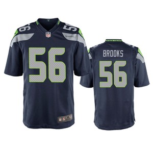 Seattle Seahawks Jordyn Brooks College Navy 2020 Nfl Draft Game Jersey