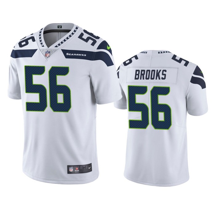 Seattle Seahawks Jordyn Brooks White 2020 Nfl Draft Vapor Limited Jersey