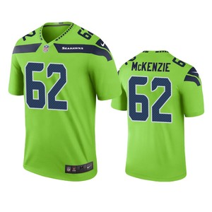 Seattle Seahawks Kahlil Mckenzie Green Color Rush Legend Jersey