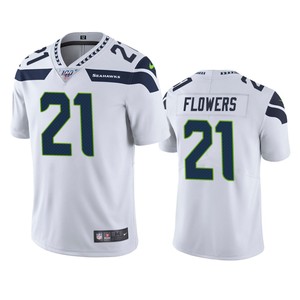 Seattle Seahawks Tre Flowers White 100th Season Vapor Limited Jersey