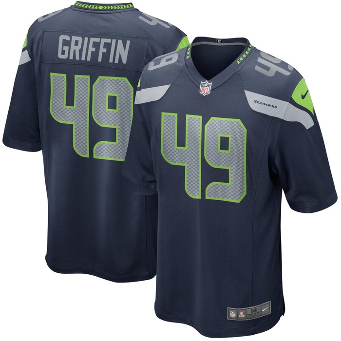 Shaquem Griffin Seattle Seahawks Nike Game Jersey - Navy - Cocomos