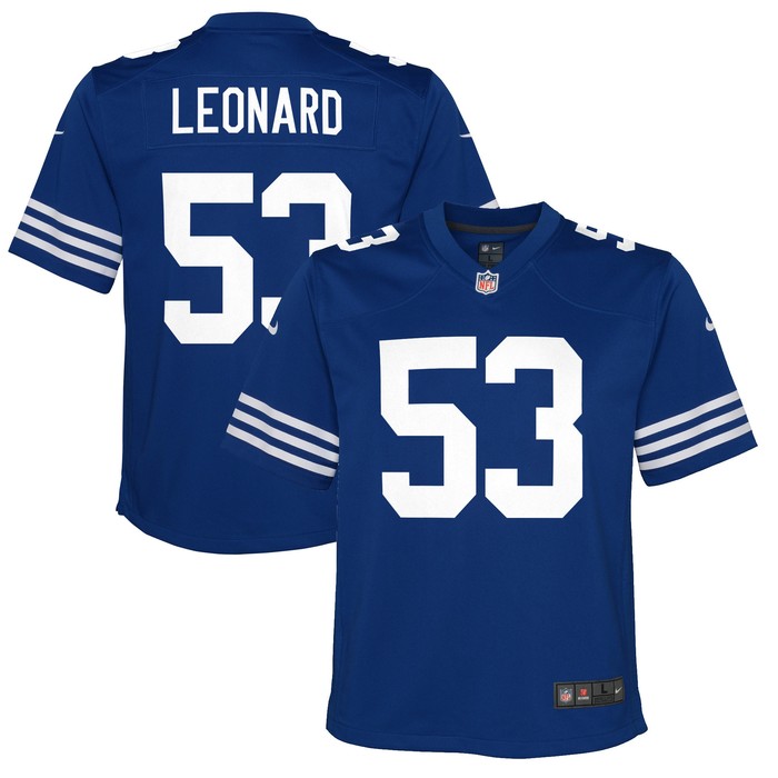 Shaquille Leonard Indianapolis Colts Alternate Game Jersey - Royal Nfl