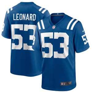 Shaquille Leonard Indianapolis Colts Game Jersey - Royal Nfl