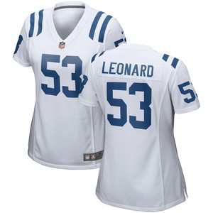 Shaquille Leonard Indianapolis Colts Womens Game Jersey White Nfl