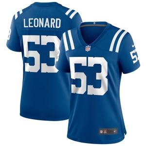 Shaquille Leonard Indianapolis Colts Womens Player Game Jersey Royal Nfl