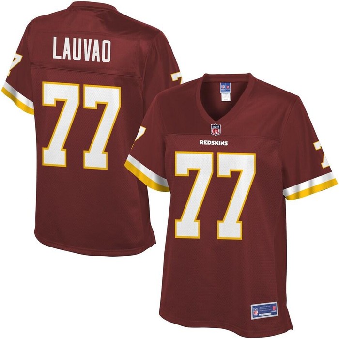 Shawn Lauvao Washington Redskins Nfl Pro Line Womens Team Color Jersey - Burgundy