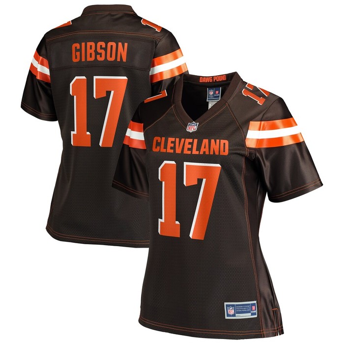 Shelton Gibson Cleveland Browns Nfl Pro Line Womens Player Jersey - Brown