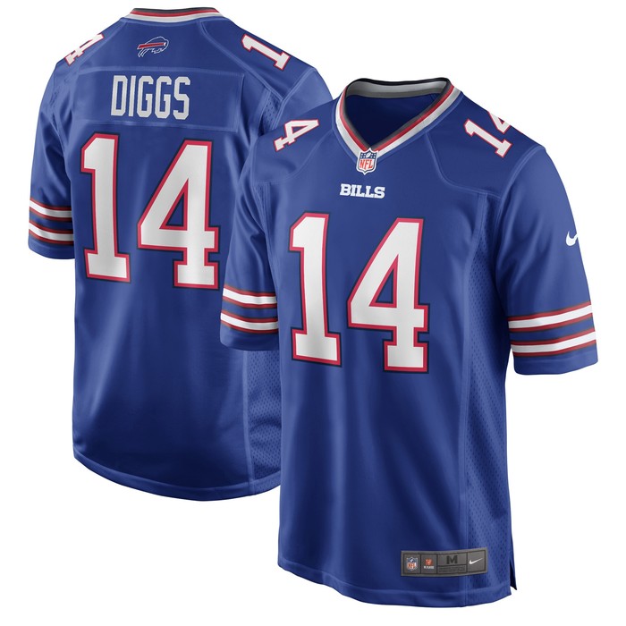 Stefon Diggs Buffalo Bills Logo Game Player Jersey Royal Nfl - Cocomos