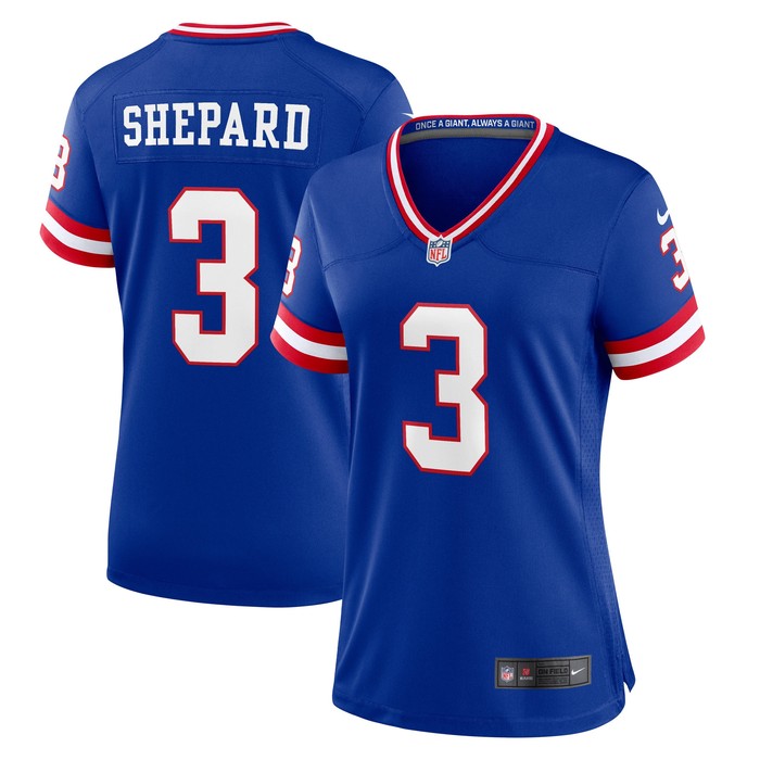 Sterling Shepard New York Giants Womens Classic Player Game Jersey - Royal Nfl