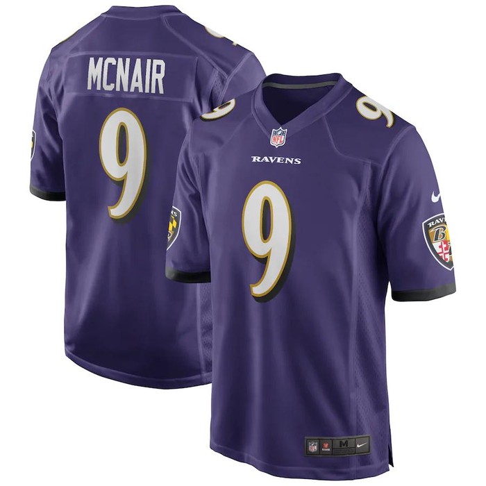 Steve Mcnair Baltimore Ravens Nike Game Retired Player Jersey - Purple