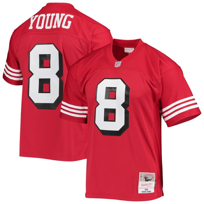 Steve Young San Francisco 49ers Mitchell & Ness 1994 Legacy Replica Jersey - Scarlet Nfl