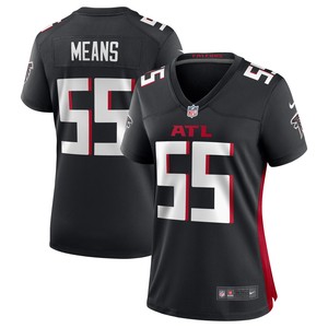 Steven Means Atlanta Falcons Womens Game Jersey - Black Nfl