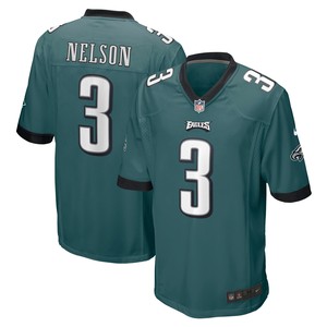 Steven Nelson Philadelphia Eagles Game Jersey - Midnight Green Nfl