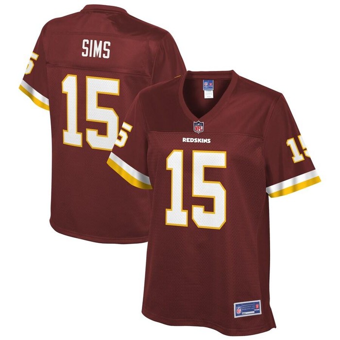 Steven Sims Washington Redskins Nfl Pro Line Womens Team Player Jersey - Burgundy