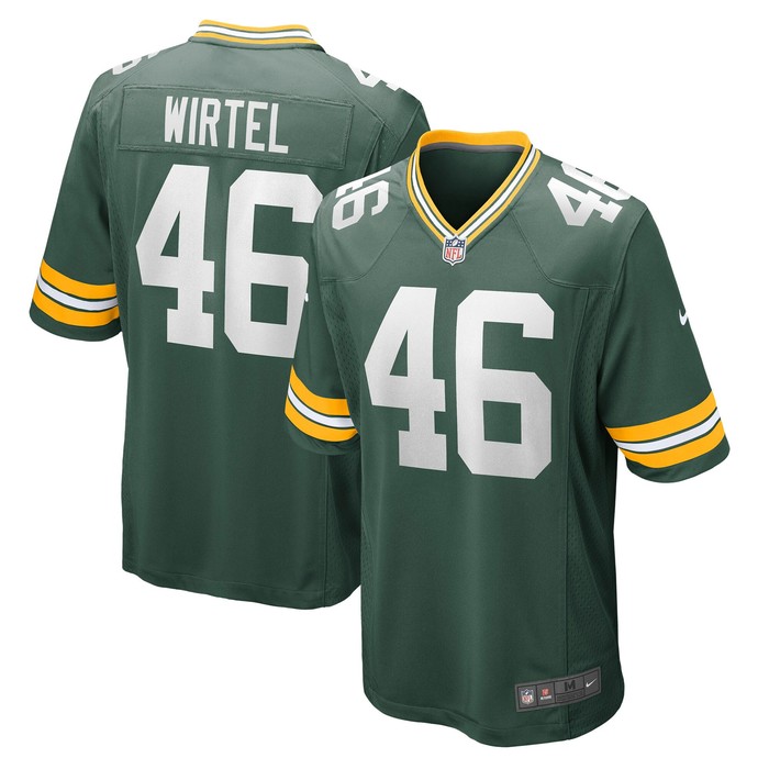 Steven Wirtel Green Bay Packers Game Jersey - Green Nfl