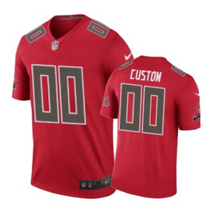 Tampa Bay Buccaneers #00 Custom Nike Color Rush Red Jersey