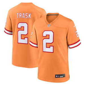 Tampa Bay Buccaneers #2 Kyle Trask Throwback Game Jersey - Orange - Cocomos