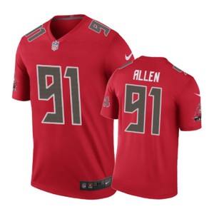 Tampa Bay Buccaneers #91 Beau Allen Nike Color Rush Red Jersey