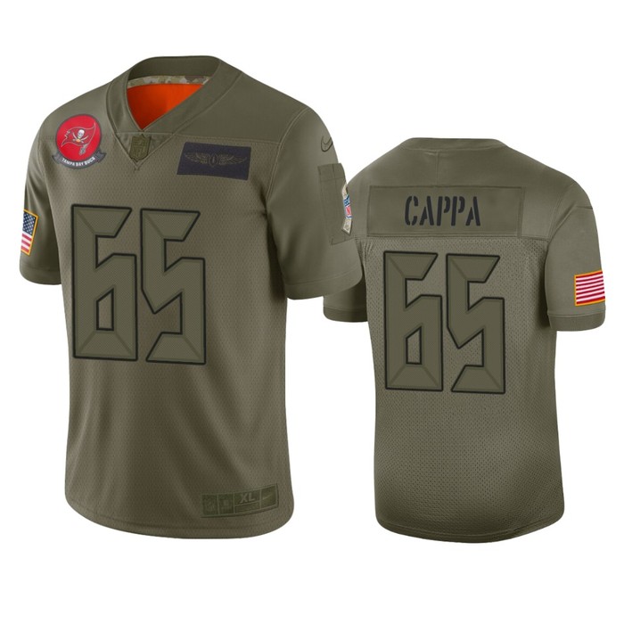 Tampa Bay Buccaneers Alex Cappa Camo 2019 Salute To Service Limited Jersey