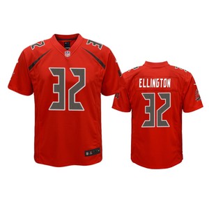 Tampa Bay Buccaneers Andre Ellington Red Color Rush Game Jersey