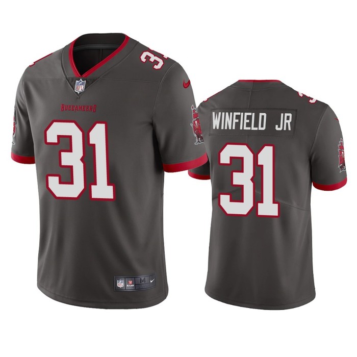 Tampa Bay Buccaneers Antoine Winfield Jr. Pewter 2020 Nfl Draft Vapor Limited Jersey