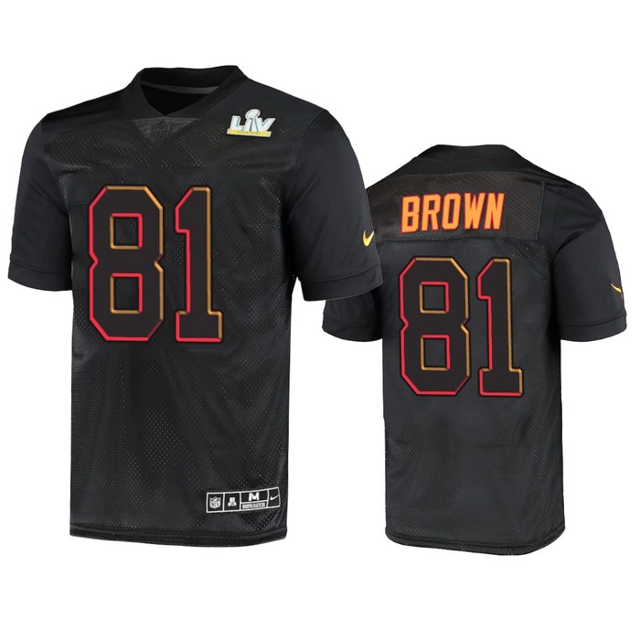 Tampa Bay Buccaneers Antonio Brown Super Bowl Lv Black Limited Jersey