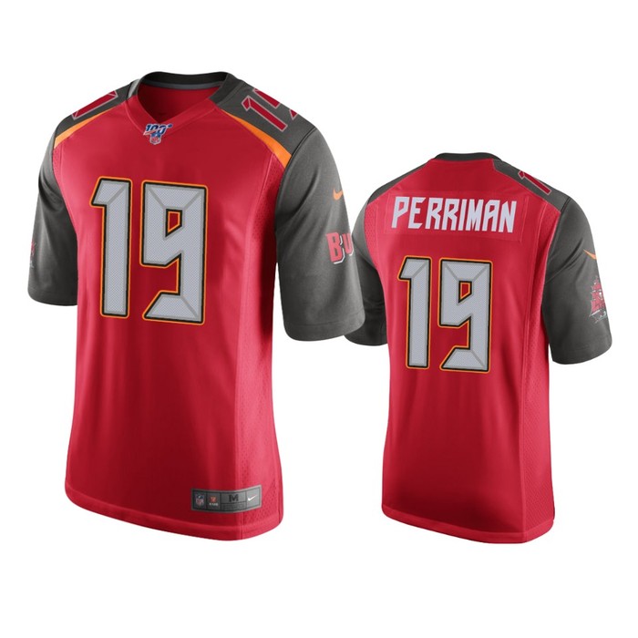 Tampa Bay Buccaneers Breshad Perriman Red 100th Season Game Jersey