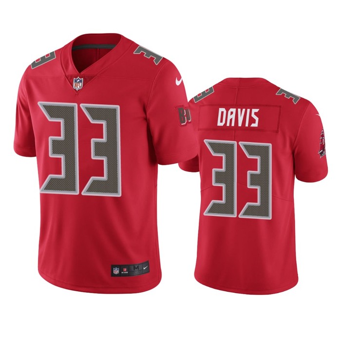 Tampa Bay Buccaneers Carlton Davis Red Nike Color Rush Limited Jersey