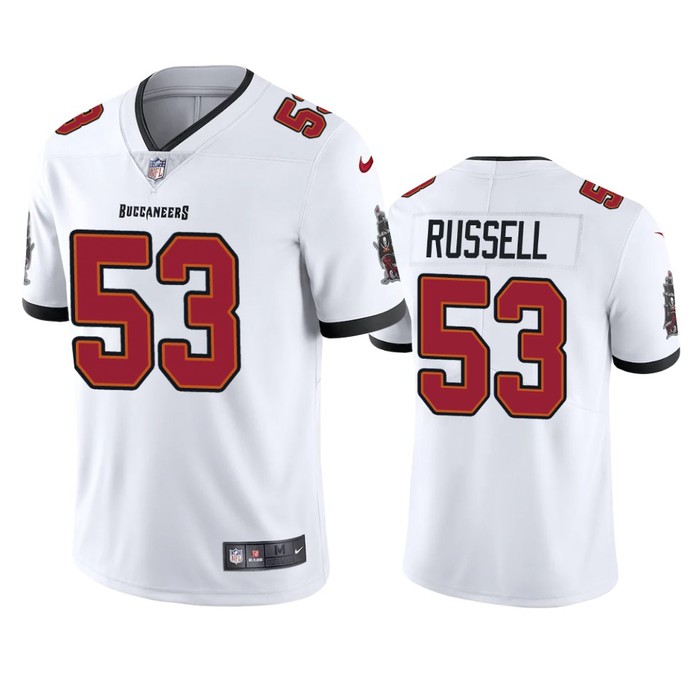 Tampa Bay Buccaneers Chapelle Russell White Vapor Untouchable Limited Jersey