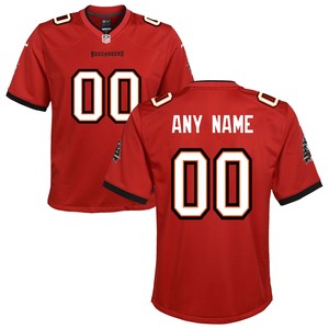 Tampa Bay Buccaneers Custom Game Jersey Red Custom Jerseys Nfl