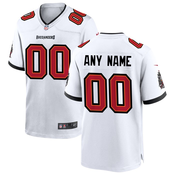 Tampa Bay Buccaneers Custom Game Jersey - White Custom Jerseys Nfl