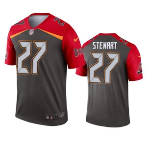 Tampa Bay Buccaneers Darian Stewart Pewter Inverted Legend Jersey